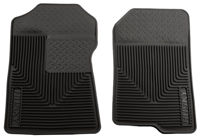 Ford Expedition Floor Mats - Front - Husky Liners - Heavy Duty - Black - `98-`02